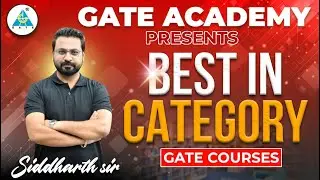 GATE ACADEMY presents || Best in CATEGORY || GATE COURSES #gate2026 #gateprepration #ese