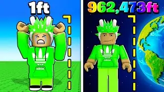 ich WACHSE jede SEKUNDE in ROBLOX!