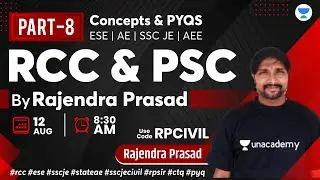 #8 Quick Concepts & PYQs of RCC : Materials & Specifications Part 7 #sscje #statepsc #rcc #unacademy