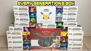 OPENING EVERY 20th ANNIVERSARY GENERATIONS POKEMON COLLECTION BOX!!