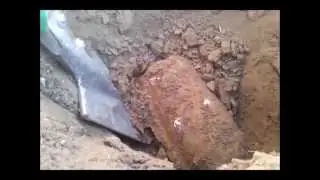 Detect a old muzzle - cannonball. La Hitte 1858-1871