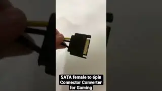 SATA female to 6pin  Connector Converter for Gaming #gadget #gaming #gpu