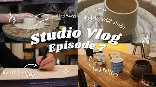 Studio Vlog Episode 7- Lots and lots of pottery and Local shop visit