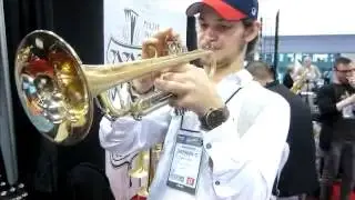 Darren English playing a B.A.C. Artist Series (NYC Model) at NAMM 2013