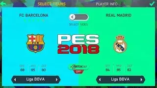 PES 18 Android - MOD - FIFA 14 - Unlocked - Offline - Updated Squad