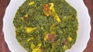 Palak Paneer, Indian Spinach and Paneer Cheese Curry 