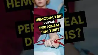 Hemodialysis versus peritoneal dialysis #kidneydisease #kidneyfailure
