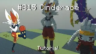 Как построить статую покемона Синдерэйс в Minecraft (инструкция)