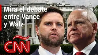 Debate de candidatos a la vicepresidencia entre J.D. Vance y Tim Walz | Elecciones en EE.UU. 2024