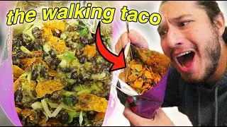 VEGAN WALKING TACO! | Viral TikTok Trend