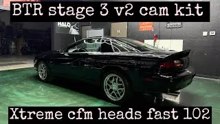 BTR Stage 3 v2 LS1 Camaro SS Dyno idle 484rwhp cnc heads fast lsxr 102 intake longtube headers gmpp