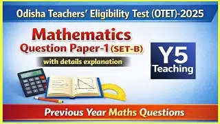 OTET Paper-1// Math question// SET-B