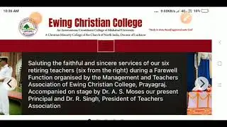 Ewing Christian College cut off|Allahabad university update #allahabaduniversity #admission #cutoff