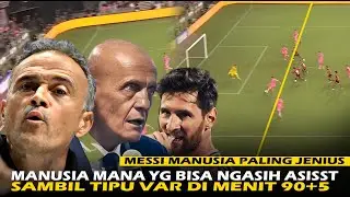 Ngprank VAR!! Enrique & Collina ungkap Betapa Jeniusnya Asisst Messi di Menit ke 90+5: Ini Keajaiban