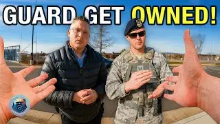 Shocking! When Bad Cop Puts Hands on Auditor Outside Air Force Base | Corrupt Cops Caught