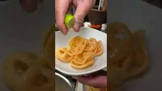 Trying fried pinwheels for the first time