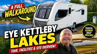 A walk around EYE KETTLEBY LAKES Holiday park  - WINTER CARAVANNING