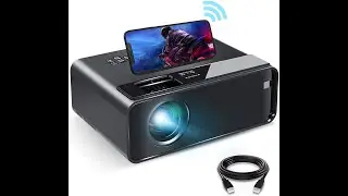 Mini Projector for iPhone, ELEPHAS 2020 WiFi Movie Projector with Synchronize Smartphone Screen,