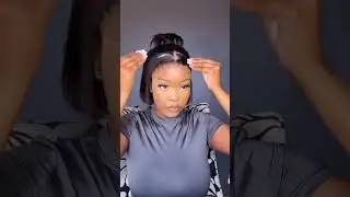 How to style your Bob Frontal Wig #wigs