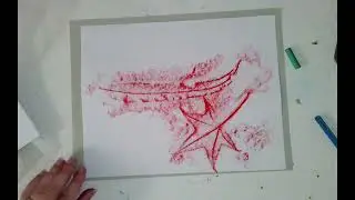 texture rubbing  leaves