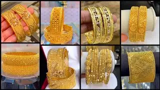 Gold Bangles/ Kangan Design /Gold Bangles Designs 2023/Gold Jewelry /Gold Bracelet/ Dubai  Gold Souk