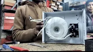AC stabilizer fitting new 5kva(170+) 100% copper #luminous #havells #greatwhite #electrical 