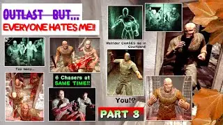Outlast but EVERYONE HATES ME!! - Part 3　[Courtyard ~ Female Ward]　(ALL NPC are Enemies)