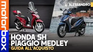 Honda SH vs Piaggio MEDLEY | Un nuovo contendente al TRONO per il RE degli SCOOTER?