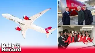 Virgin Atlantic's first 100% sustainable aviation fuel flight takes off