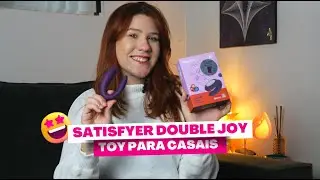 VIBRAD0R PARA CASAIS - SATISFYER DOUBLE JOY | Libertina Shop