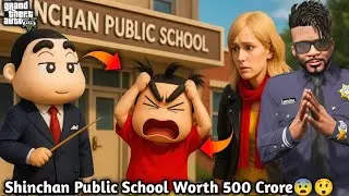 GTA 5: Shinchan Buying School Worth 500Cr 😨😲Franklin Family Shocked By Phinchan😢😵&zwj;💫 Ps Gamester 
