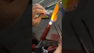 Lampworking Workshop in London #youtube #youtubeshorts #youtubevideos #youtuber #ytshorts #shorts
