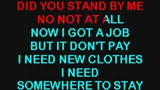 The Clash - Train In Vain (Karaoke)