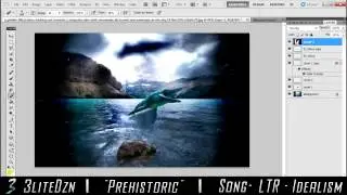 3liteDzn | Prehistoric | Speed Art 1 (LeftDesign Contest Entry)