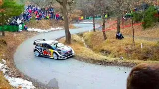 Rallye Monte-Carlo 2018 et essais test speciale Seb Ogier et Ju Ingrassia