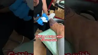 Getting a tattoo with Fibromyalgia #fibro #tattoo #fibromyalgiaawareness #fibromyalgia #chronicpain