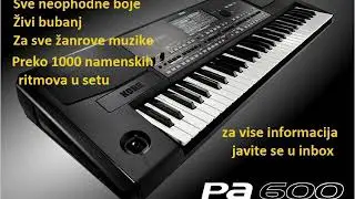 Korg pa600 set