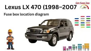 Lexus LX 470 (1998 &ndash; 2007) fuse and relay