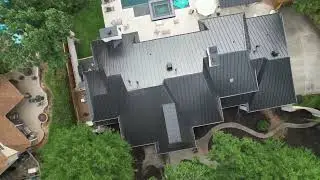 Standing Seam Metal Roof completed by FairClaims Roofing The Woodlands