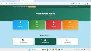 AI-Based Lost & Found Web Application | Python Flask, Image Matching & Computer Vision Project Demo