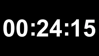 24 Minute and 15 Second Timer ⏲️