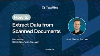 How to extract data from scanned documents