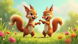Counting 1 to 5 with Dancing Squirrels | Tooto Learns Numbers | Fun Kids Learning Video