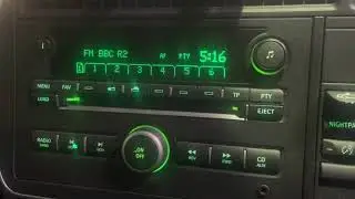 Saab 9-3 Clock Settings. Radio RDS and Manual