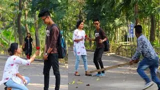 প্রপোজ করতে গিয়ে এ কি হলো?Valentine day Special Propose Prank Gone Wrong PrankBuzz 2025