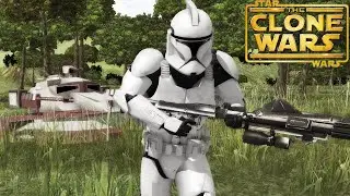 Star Wars: Battlefront (2004) Enhanced Gameplay Mod - Clone Troopers vs Battle Droids | Naboo Plains