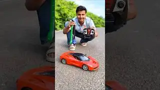 😱 Распаковка и тест-драйв радиоуправляемой машинки Ferrari красного цвета 🔥