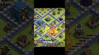 Super Archer attack strategy (clash of clans) #clashofclans #coc #shorts #superarcher
