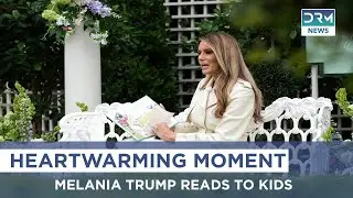 First Lady Melania Trump Reads to Children at White House Easter Egg Roll 2025 | AC1I