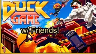 A Murderous Duck [Duck Game] w/Friends (Slendy and Noobstar)